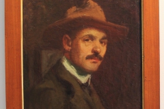 Nyilasy Sándor: Kalapos önarckép