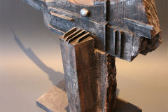 Olasz Attila Az Őrző 2018 fa, festék